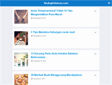 Tablet Screenshot of akuinginsukses.com